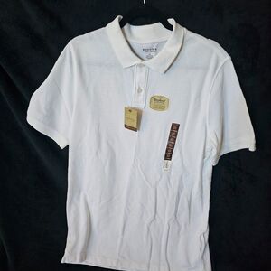 NWT Sonoma Weekend Short Sleeve White Polo Men's Large Tall Life + Style
